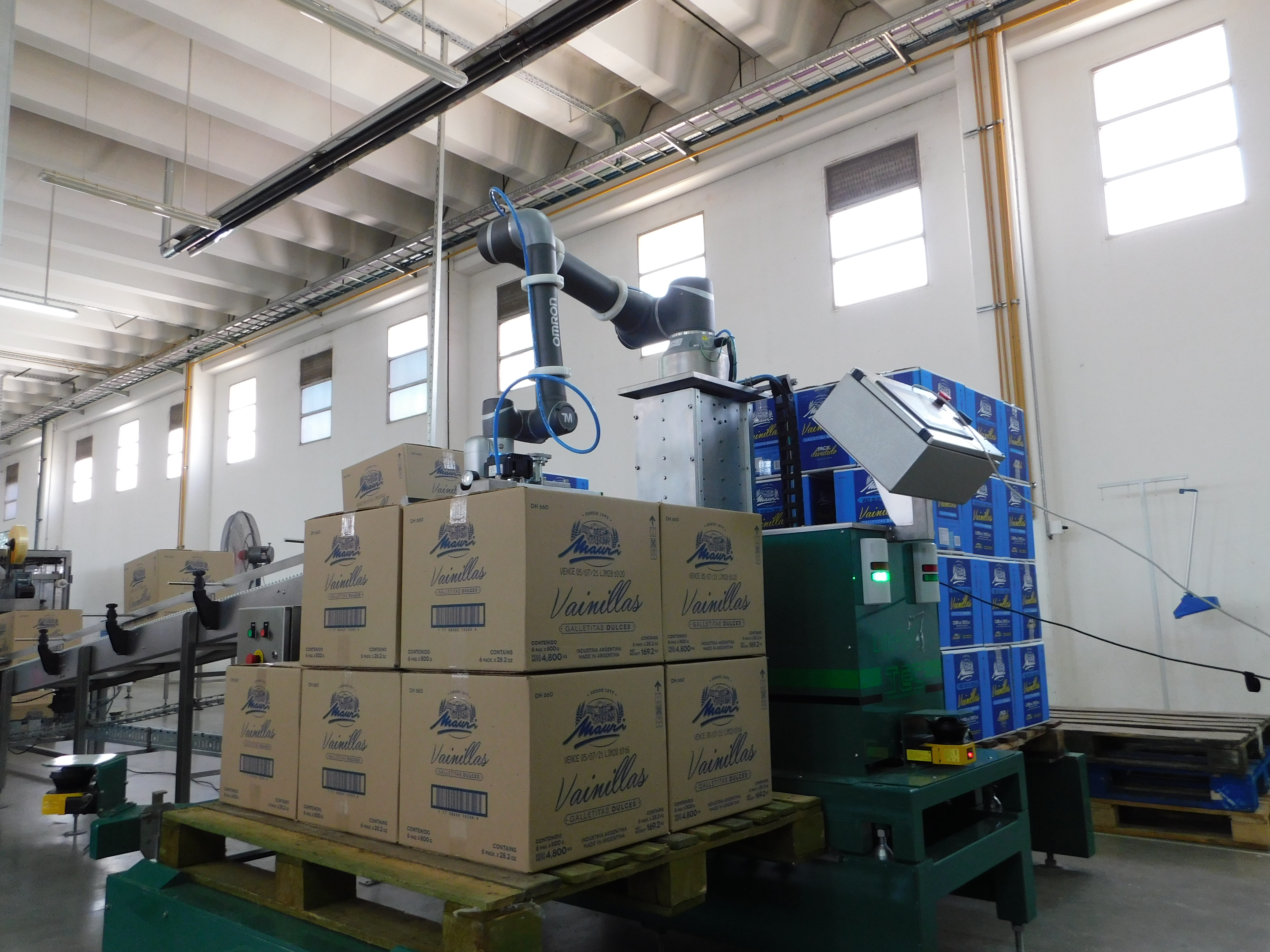 Brazos colaborativos paletizado