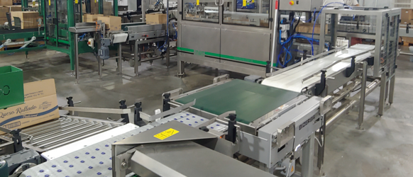 Celda de encajonado con robot Delta